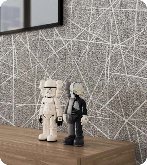 Grey white line abstract textured